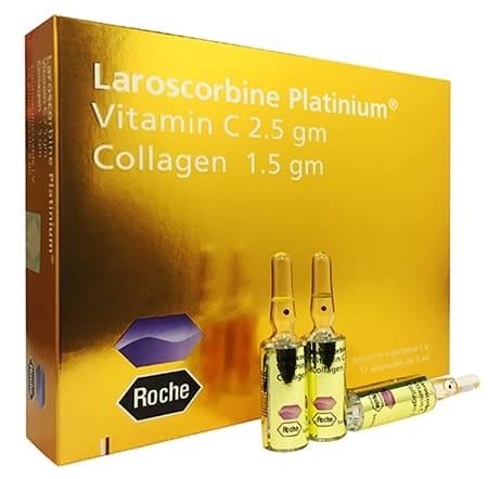 Laroscorbine Palladium Gold Box Vitamin C 42G & Collagen 15Gram at Rs  5700/box, Skin Whitening Products in New Delhi